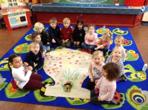 Pre-school Mothers Day flower collage