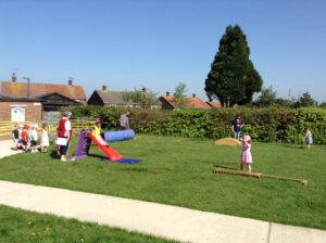 Pre-school sponsored obstacle course